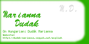 marianna dudak business card